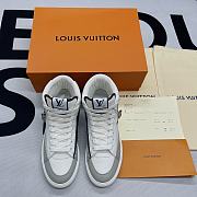 Louis Vuitton Rivoli Sneaker White Logo  - 4