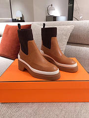 Hermes Lady Boots Brown 01 - 1