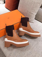 Hermes Lady Boots Brown 01 - 6