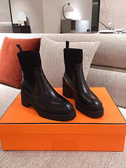 Hermes Lady Boots Black 02 - 5