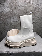 Rick Owens DRKSHDW platform flat boots - White - 6