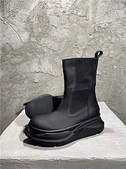 Rick Owens DRKSHDW platform flat boots - Black - 3