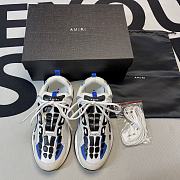 AMIRI Bone Runner White Black Grey Blue MFS001-420 - 5