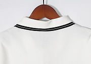 CHRISTIAN DIOR 2022 New Summer Cotton White Polo Shirts - 5