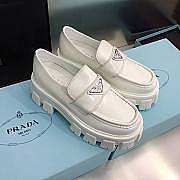 Prada Brushed Leather Loafers White 1D663M_055_F0009_F_055 - 2