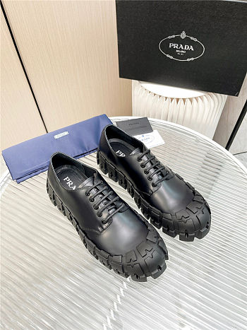 Prada Men's The Wheel Tire Lug-Sole Derby Shoes