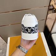 Louis Vuitton Rivoli Sneaker White Logo Black - 5