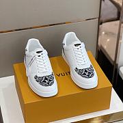 Louis Vuitton Rivoli Sneaker White Logo Black - 4