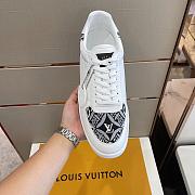 Louis Vuitton Rivoli Sneaker White Logo Black - 2