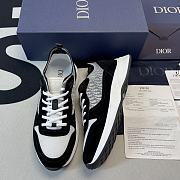 Dior B25 Oblique Runner Sneaker Black Suede 3SN259YUH_H960 - 1