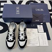 Dior B25 Oblique Runner Sneaker Black Suede 3SN259YUH_H960 - 5