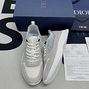 Dior B25 Runner Sneaker White Dior Oblique Canvas and Suede 3SN259YTR_H069 - 1