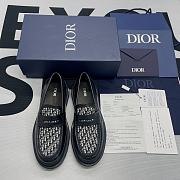 DIOR EXPLORER LOAFER Beige and Black Dior Oblique Jacquard and Black Smooth Calfskin 3LO103ZCD_H961 - 5