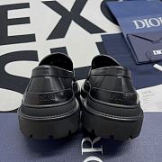 DIOR EXPLORER LOAFER Black Smooth Calfskin and Dior Oblique Jacquard 3LO103ZCD_H969 - 5