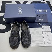 DIOR EXPLORER LOAFER Black Smooth Calfskin and Dior Oblique Jacquard 3LO103ZCD_H969 - 2