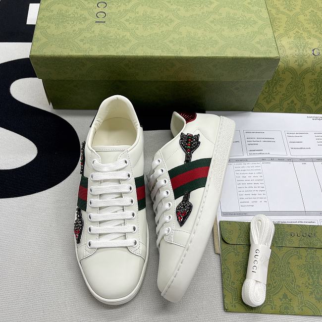 Gucci Ace Embroidered Arrow (W) 54551 A38G0 9064 - 1