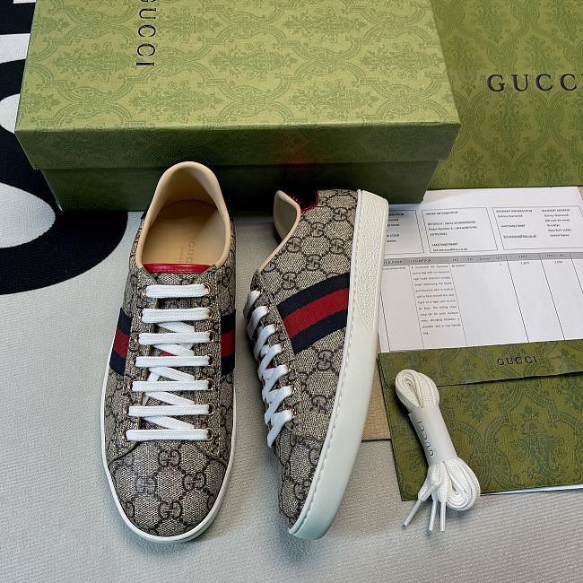 Gucci Ace GG Supreme Navy (W) 499410 K2LH0 9768 - 1