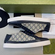 Gucci Blue Gg Supreme Navy Sneakers - 2