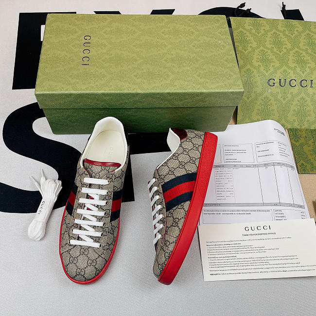 Gucci Ace GG Supreme Red 429445 96G50 9767 - 1