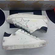 Golden Goose Sneakers Superstar White Silver Metal Lettering - 2