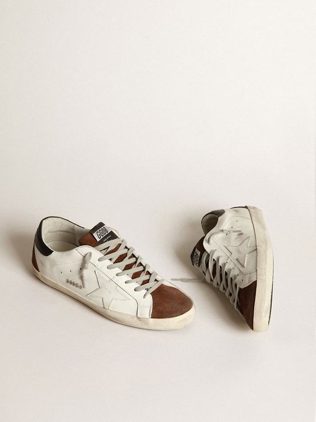 Golden Goose Sneakers Super-Star Two-tone white and brown - 1