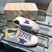 Golden Goose Sneakers Super-Star Purple Yellow  - 3