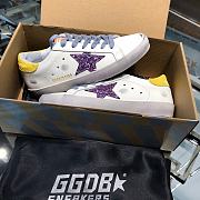 Golden Goose Sneakers Super-Star Purple Yellow  - 2