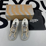 Golden Goose Sneakers Super-Star Grey White Glitter - 5