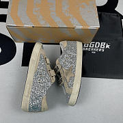 Golden Goose Sneakers Super-Star Grey White Glitter - 4