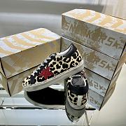 Golden Goose Sneakers Super-Star Black Grey Leopard  - 5