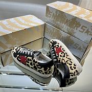 Golden Goose Sneakers Super-Star Black Grey Leopard  - 2