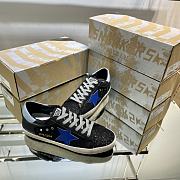 Golden Goose Sneakers Super-Star Blue Black  - 1