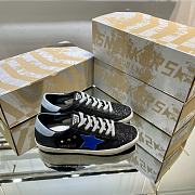 Golden Goose Sneakers Super-Star Blue Black  - 2