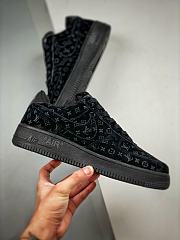 Louis Vuitton Nike Air Force 1 Low By Virgil Abloh Black 1A9V BLACK LOW - 1