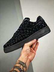 Louis Vuitton Nike Air Force 1 Low By Virgil Abloh Black 1A9V BLACK LOW - 2