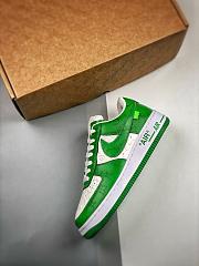 Louis Vuitton Nike Air Force 1 Low By Virgil Abloh White Green - 2