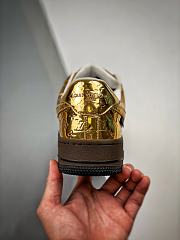 Louis Vuitton Nike Air Force 1 Low By Virgil Abloh Metallic Gold - 5
