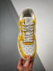 Louis Vuitton Nike Air Force 1 Low By Virgil Abloh White Yellow - 2