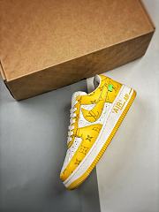 Louis Vuitton Nike Air Force 1 Low By Virgil Abloh White Yellow - 5