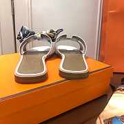 Hermes  Slippers White - 6