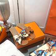 Hermes Slippers Brown - 6