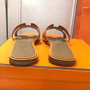 Hermes Slippers Orange - 2