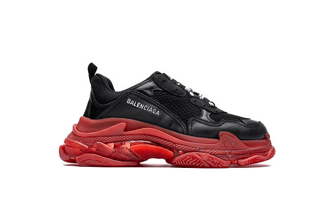 Balenciaga Triple S Black Red Sole 536737W2FZ11060 - 1