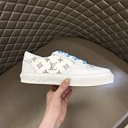 LV Ollie Sneaker White Logo Gray - 2