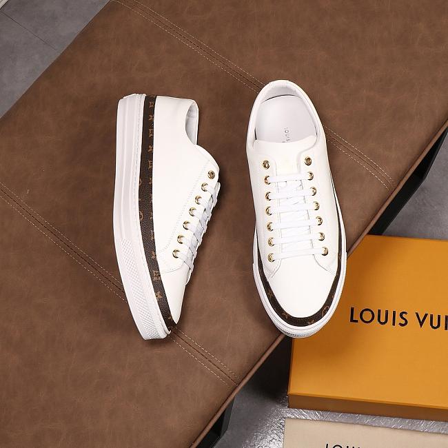 LV Ollie Sneaker White Brown - 1