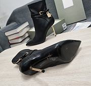 TOM FORD LEATHER PADLOCK ANKLE BOOT BLACK W2959T-LCL002 - 3