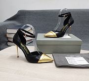 TOM FORD metallic-toe cap leather pumps 122W3033TLCL225 - 4