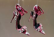 TOM FORD Metallic Crystal Ankle-tie Sandals In Pink - 3