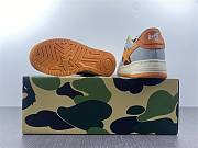 A Bathing Ape Bape Sta Low Grey Orange - 4