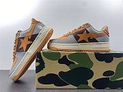 A Bathing Ape Bape Sta Low Grey Orange - 3